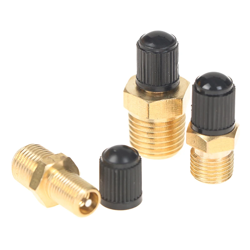 

Copper Valve Automobile Tire Valve Core Motorcycle Tubeless Tire Screw Valve Tire Pressure Monitoring Tire 1/4 NPT