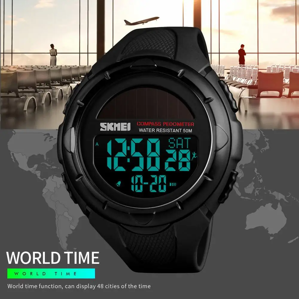SKMEI на открытом воздухе спортивные военные часы Для мужчин электронные хронометр