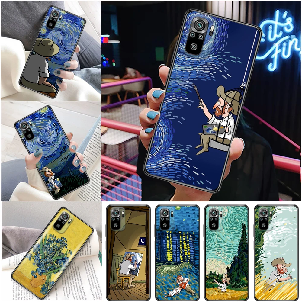 

Oil Painting Art Van Gogh Phone Case For Xiaomi Redmi Note 9 9T 9S 9 Pro 10X 4G 5G 10X Pro 5G Funda Cases Carcasa Back Cover