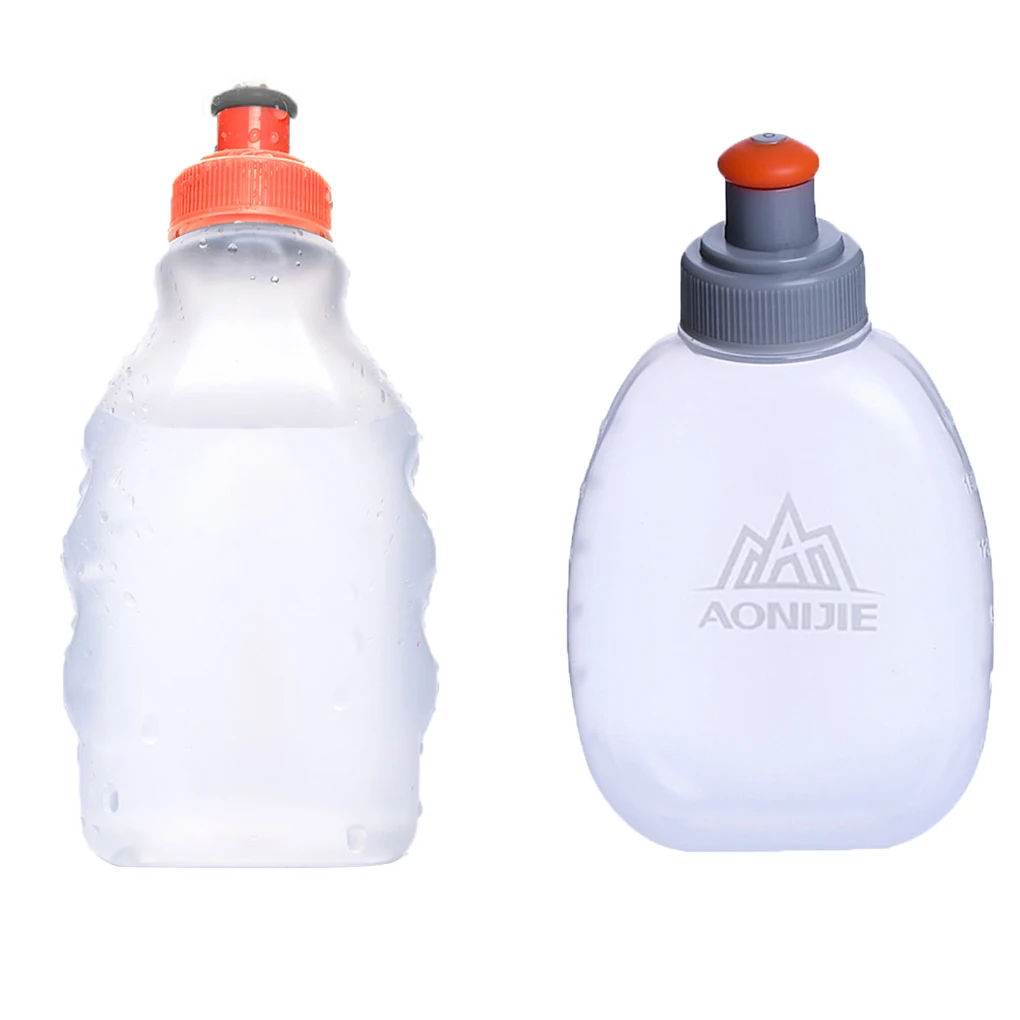 2020 Новые 170/250 мл уличные Мягкие силиконовые бутылки для воды беговые марафоны