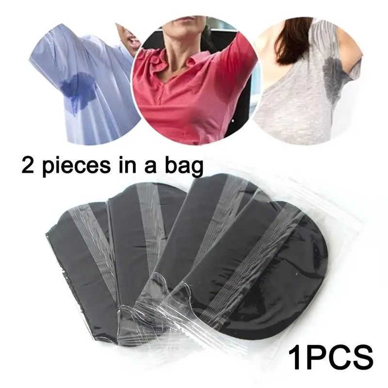 2 шт. упак. черная одноразовая рубашка антиперспирант защита от пота дезодорант