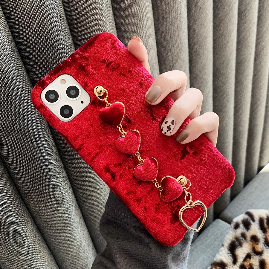 Чехол для телефона с объемным сердечком iPhone 11 Pro Xs Max Xr X 6 6S 7 8 Plus|Бамперы| |