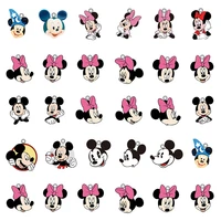 disney sweet minnie mouse hot sale epoxy charms resin pendant acrylic jewelry findings for diy making accessories jewelry mik281