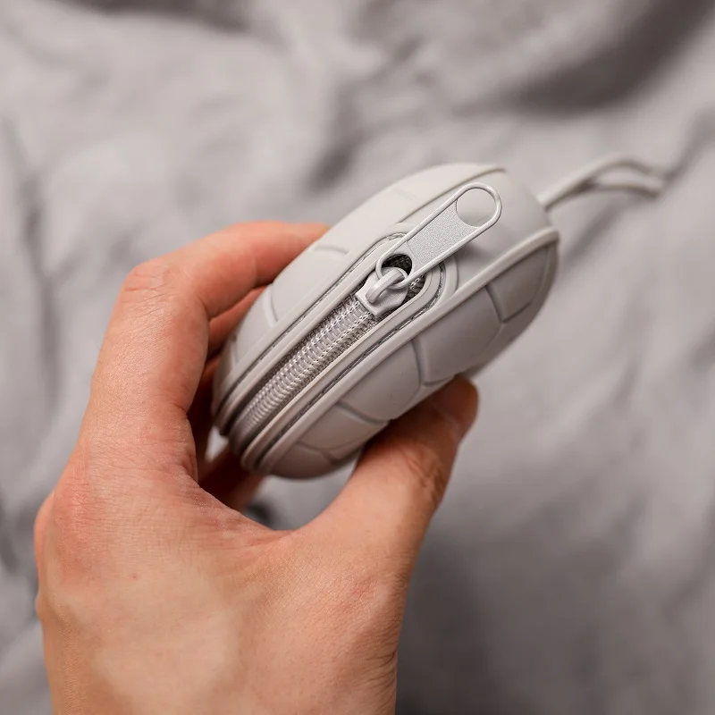 Soporte de silicona para chupete de beb&eacute;, nuevo dise&ntilde;o, forma de concha de tortuga, sin BPA, port&aacute;til, caja contenedor de silicona de grado alimenticio-2