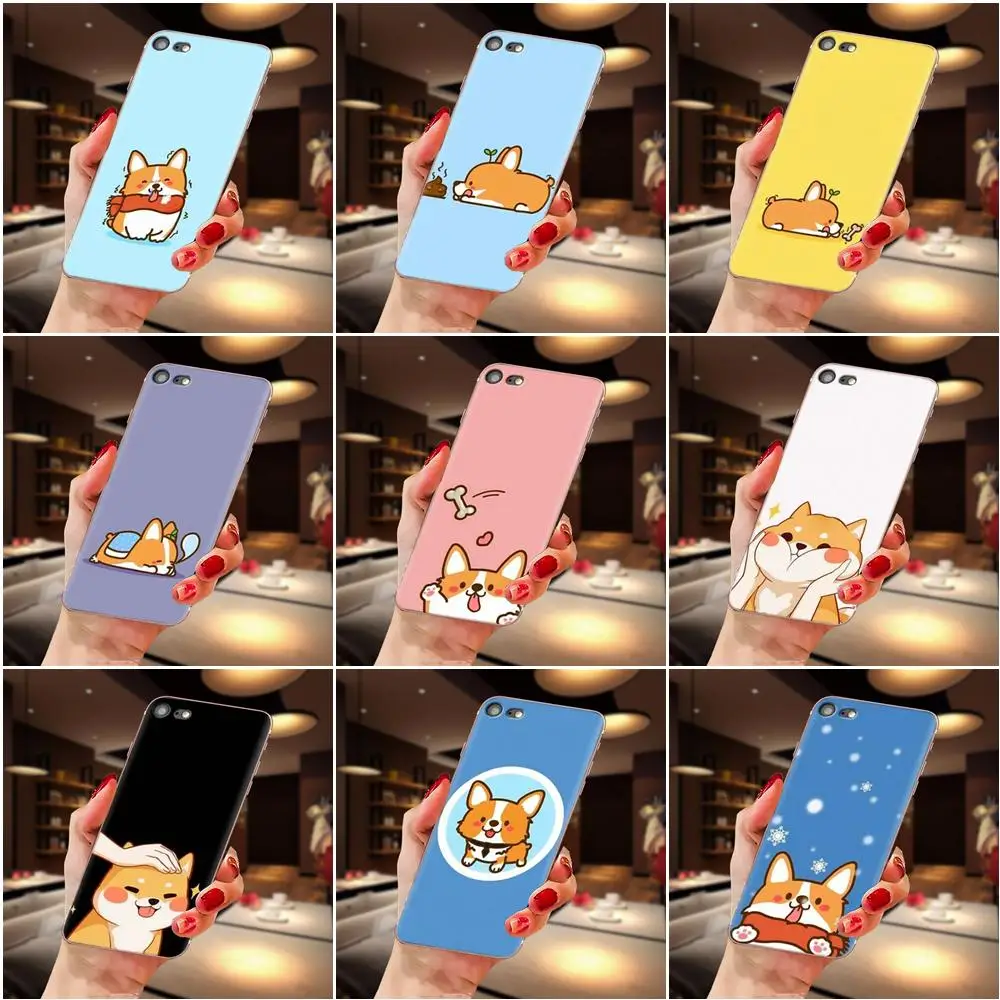 Мультфильм корги собака косплей Shiba Лисья Секретная служба (Inu для huawei Honor 4C 5A 5C 5X6 6A