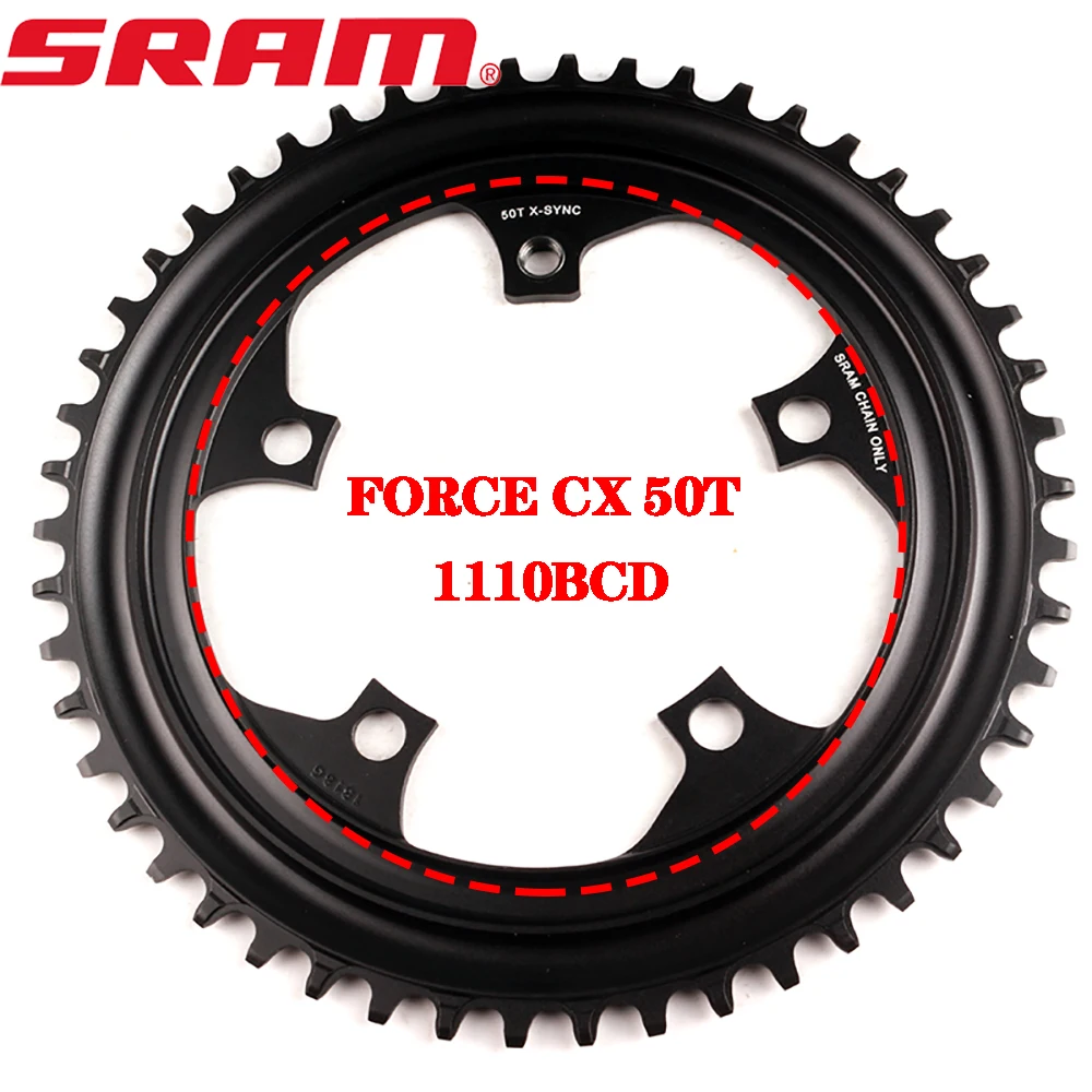 SRAM FORCE CX1 X-SYNC узкая широкая цепь из колец 8/9/10/11s диск Технические данные: около 50 т
