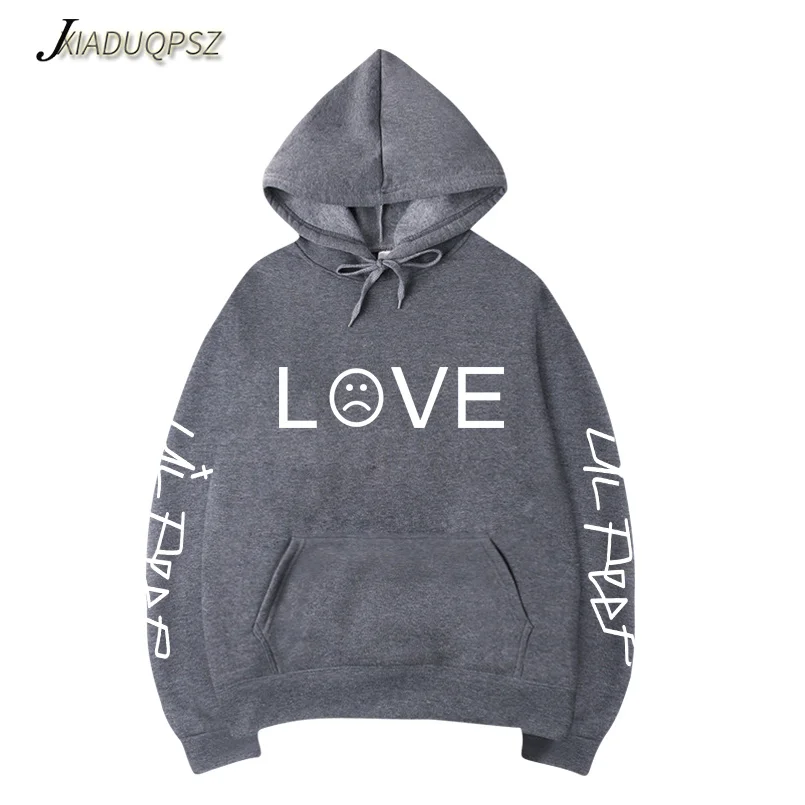 Lil Открытый толстовки Love lil. Peep мужские пуловер с капюшоном свитшоты