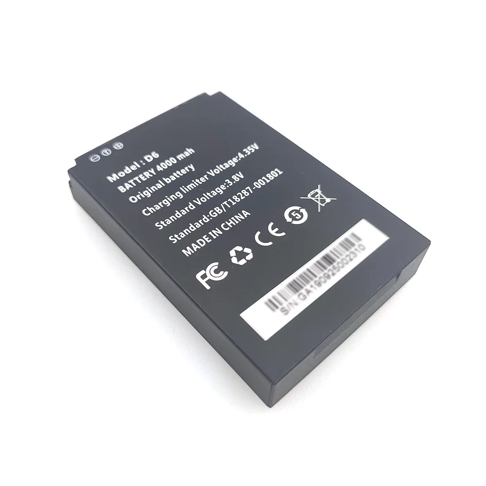 100% Оригинальный литий-ионный аккумулятор 3 8 в 4000 мАч для Anysecu 4G-P3 UNIWA F50 Walkie Talkie 4G