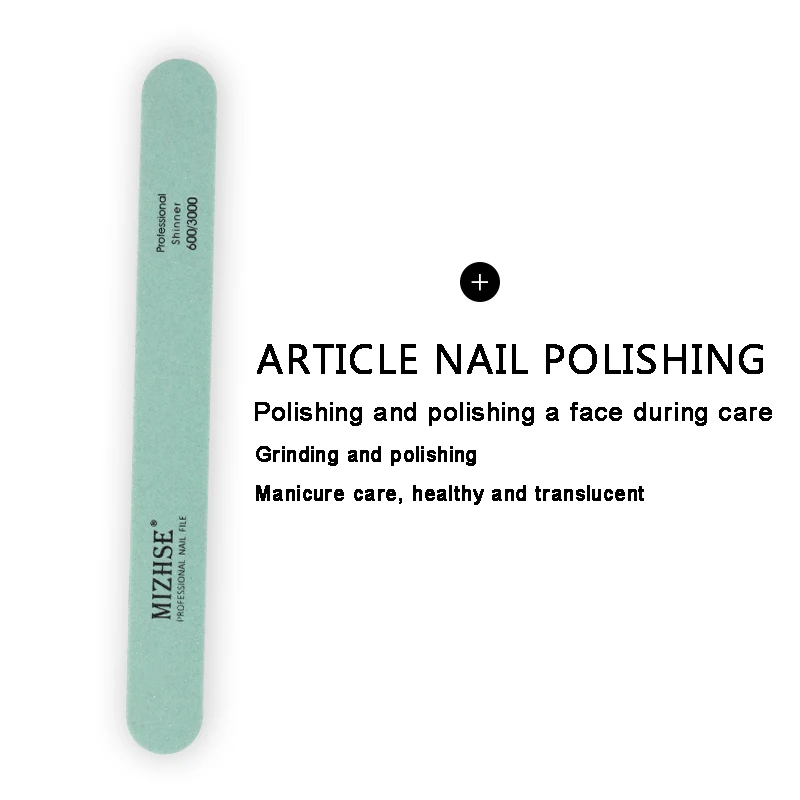 

SUPWEE Nail Files Professional Polishing Manicure Art Tool Make Nails Brighten Beauty Tools Double-sided Sandpaper Sanding Files
