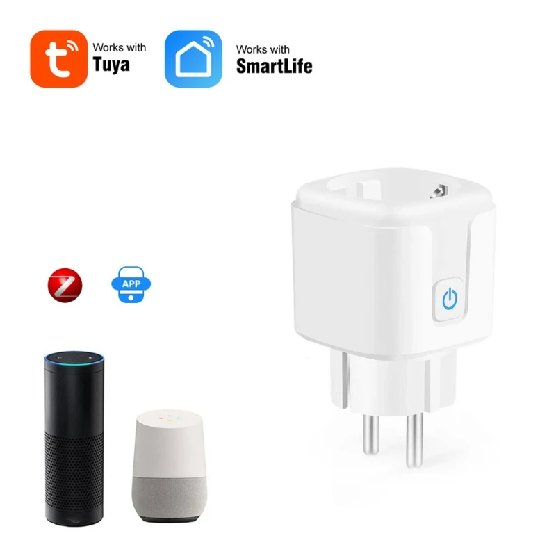 

Смарт-розетка ZigBee Tuya, 16 А, Wi-Fi, с голосовым управлением