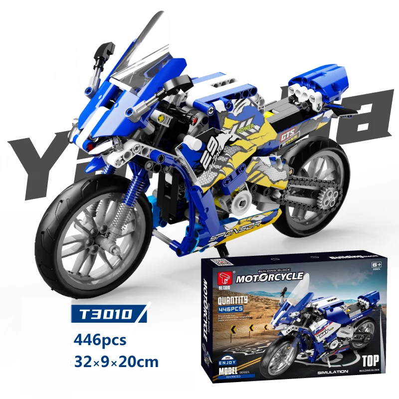 436/446 шт. Детский конструктор мотоцикл | Игрушки и хобби