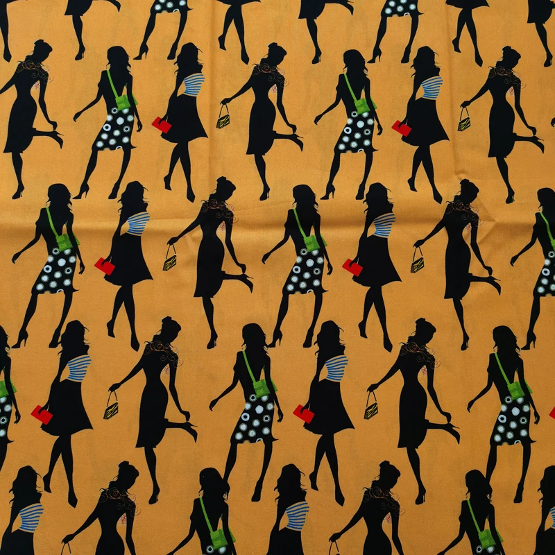 Мультяшная модная женская хлопковая ткань для детской одежды домашний текстиль