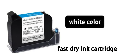 white ink cartridge Портативный ручной струйный принтер Nataly MX3 300-600 dpi для труб - Цвет: white ink cartridge