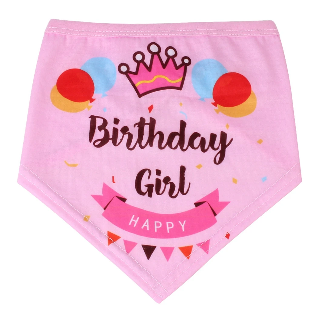 1 шт. модная бандана для домашних животных с буквенным принтом нагрудник ошейник