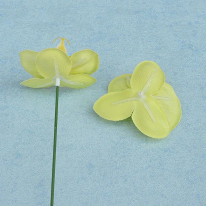 

25PCS Phalaenopsis Soap Flower Artificial Flower Butterfly Orchid Fake Flowers Bouquet Making Florist Supplies Decoration
