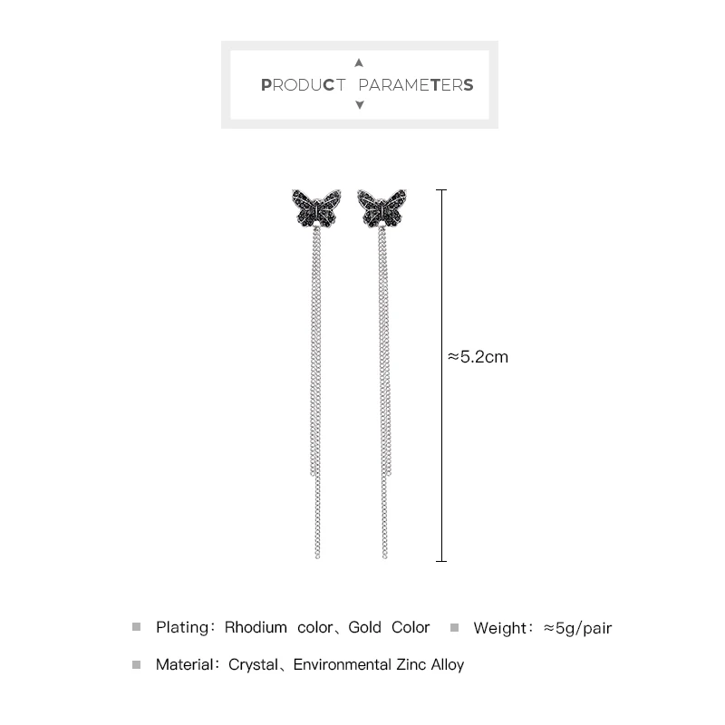 Индийские ювелирные изделия серьги с кристаллами антикварные золотые бабочками