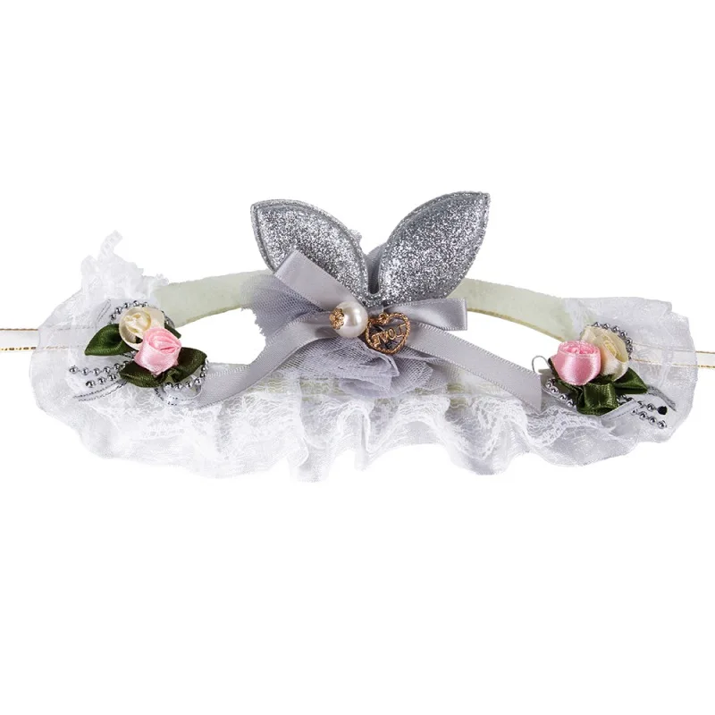 Очаровательные кружевные ленты для волос домашних животных аксессуары щенков