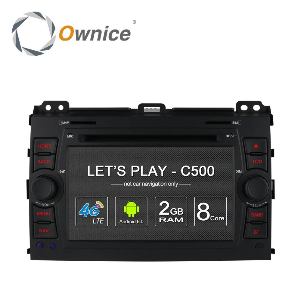 4G LTE SIM Восьмиядерный телефон для Toyota Land Cruiser Prado 120 2002 2009 GPS Map RDS радио автомобильное