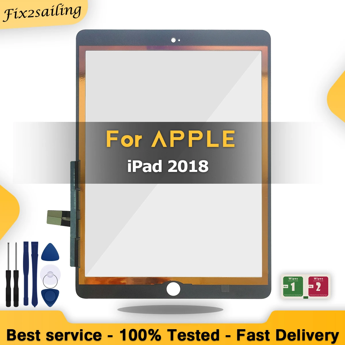 Сенсорный экран для iPad 2018 A1893 A1954 с дигитайзером переднее стекло сенсорная панель