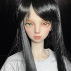 13, 14, 16, 18, высокотемпературная Bjd Sd кукла, парик, проволока, черный, длинный стиль, BJD, супер волосы, парик для куклы