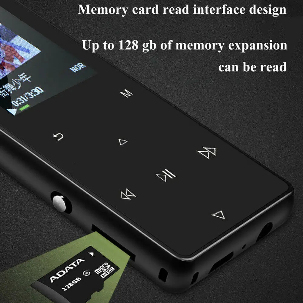 TIPTOP MP4 плеер с bluetooth lecteur mp3 mp4 музыкальный портативный медиа Тонкий 2 4 дюймов