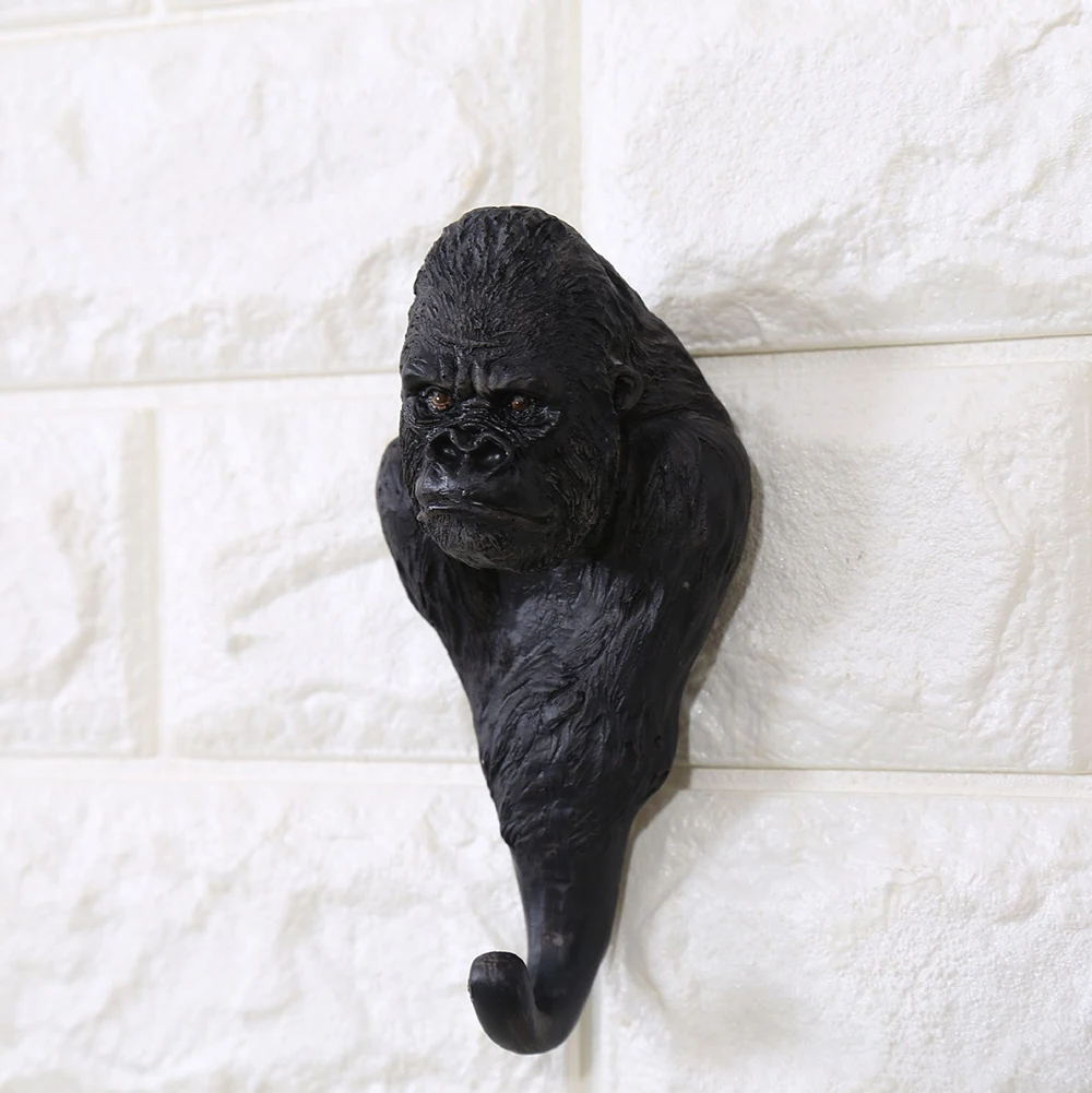 Настенные крючки в деревенском стиле жираф Антилопа шимпанзе олень слон Зебра