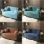 Жаккардовый Бархатный Чехол для 1, 2, 3, 4 места, эластичный чехол для дивана в гостиную, секционный чехол для дивана, накидка на Шезлонг, однотонный чехол - изображение