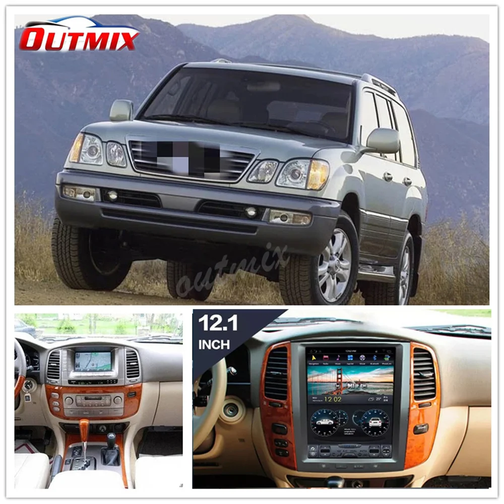 

Android 9 Car Navigation Radio For Lexus LX470 2004 2005/TOYOTA Land Cruiser LC100 Carplay Multimedia Player Auto Stereo Head