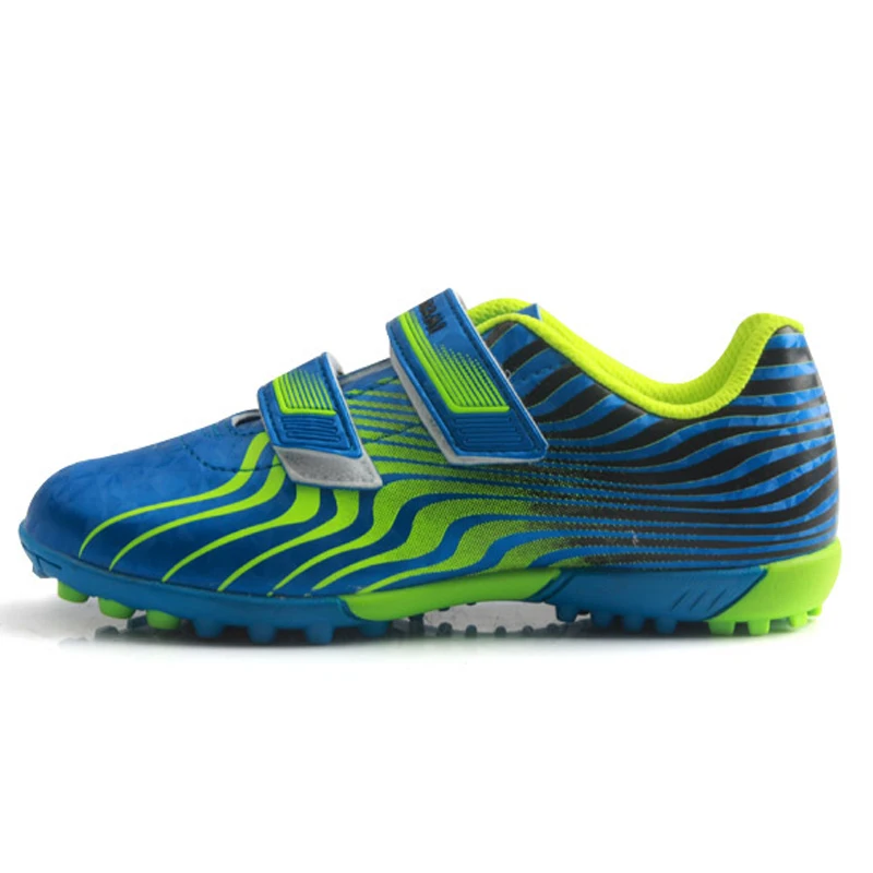 

TIEBAO Outdoor Boys Girls Soccer Shoes Football BootsBrethable Ultralight Kids Cleats Training Sports Teenager Sneakers