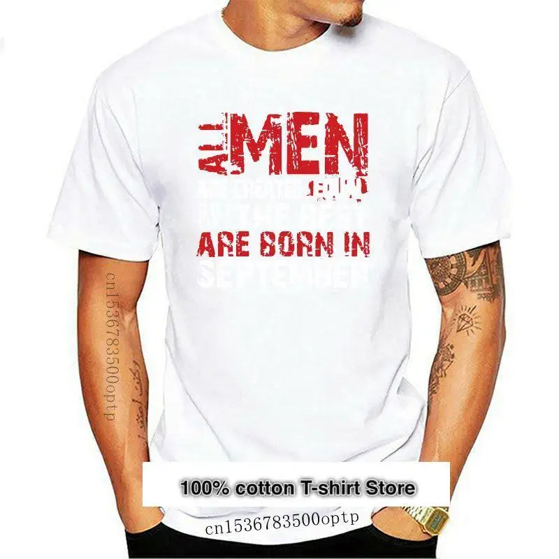 

Camiseta de manga corta para hombre, prenda de vestir, de algodón, de cumpleaños