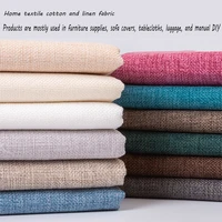 150cmx50cm home textiles sofa fabric solid color coarse cotton linen sofa cover tablecloth pillow pillow diy sewing fabric