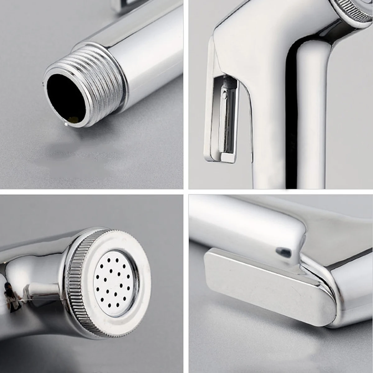 

Toilet Shattaf Adapter Spray Handheld Bidet Shower Head Wall Bracket Hose Kit