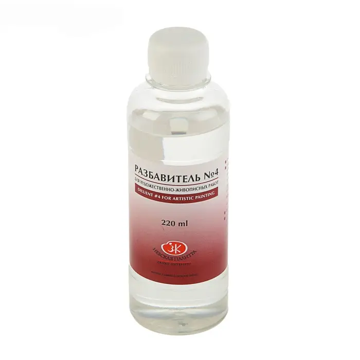 Разбавитель № 4 пинен для масляных красок Невская Палитра 220 мл |
