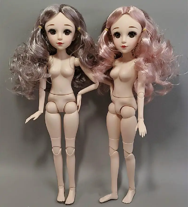 

Шарнирная кукла Ролли 45 см, Обнаженная кукла белый миозин, 26 суставов, Защита окружающей среды, гардеробная кукла, игрушка, многосоставное т...