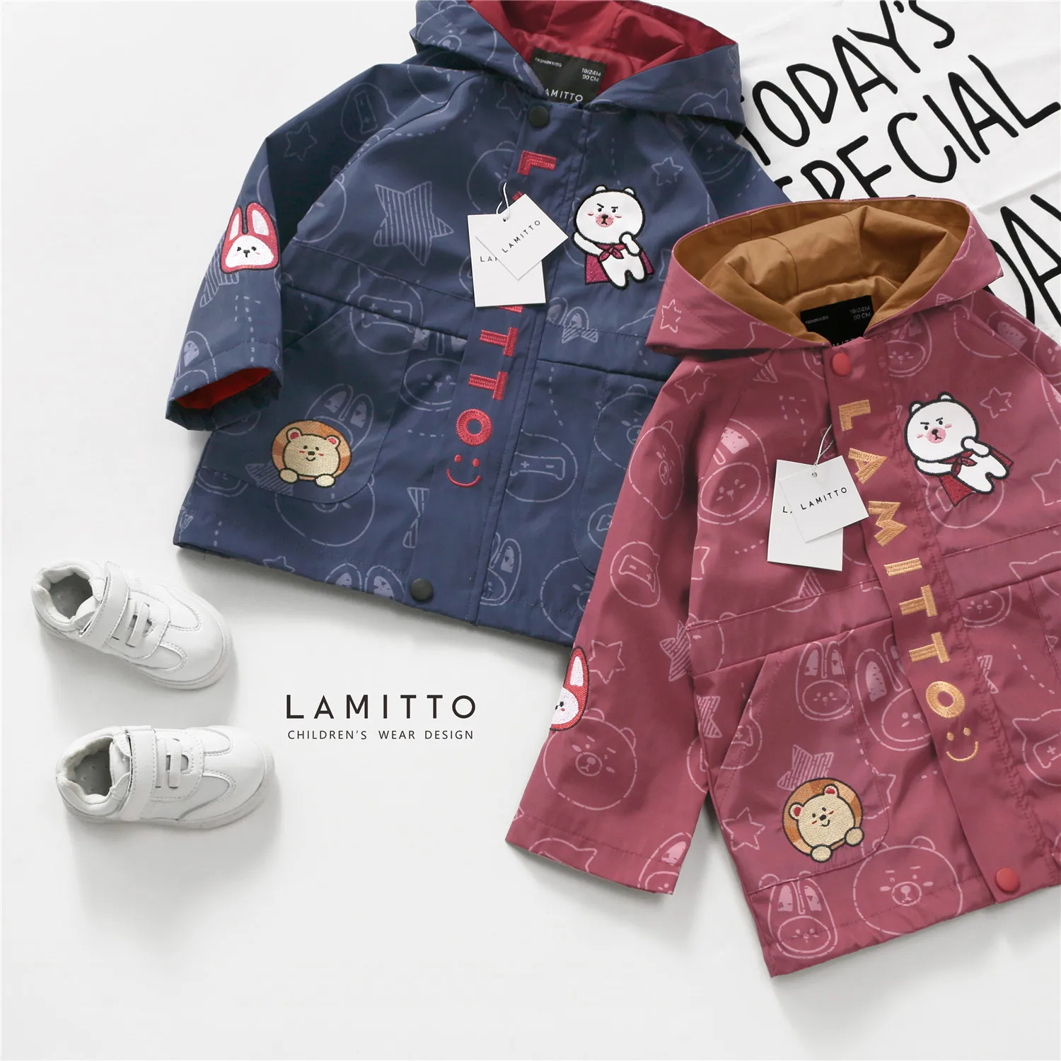 Tonytaobaby осенне зимняя одежда новинка детская для мальчиков и девочек длинное