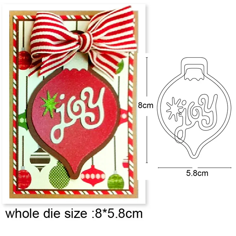 

Joy Frame Hanging Metal Die Cut Stencils for DIY Scrapbooking Album Decor Embossing Hand-on Paper Cards Craft Cutting Dies