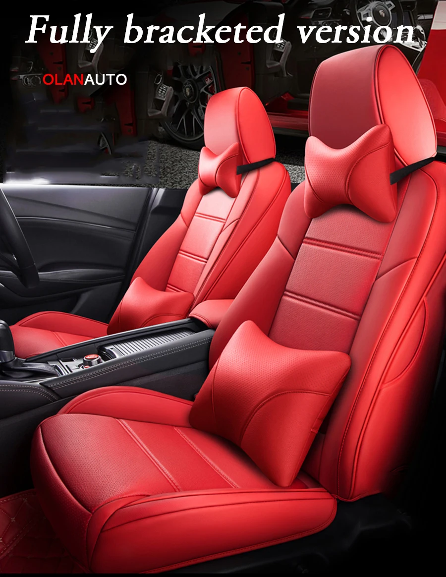 Пользовательские автомобильное сиденье из кожи чехол для mitsubishi outlander xl 3 ASX Pajero sport lancer 9 аксессуары Чехлы для автомобиля