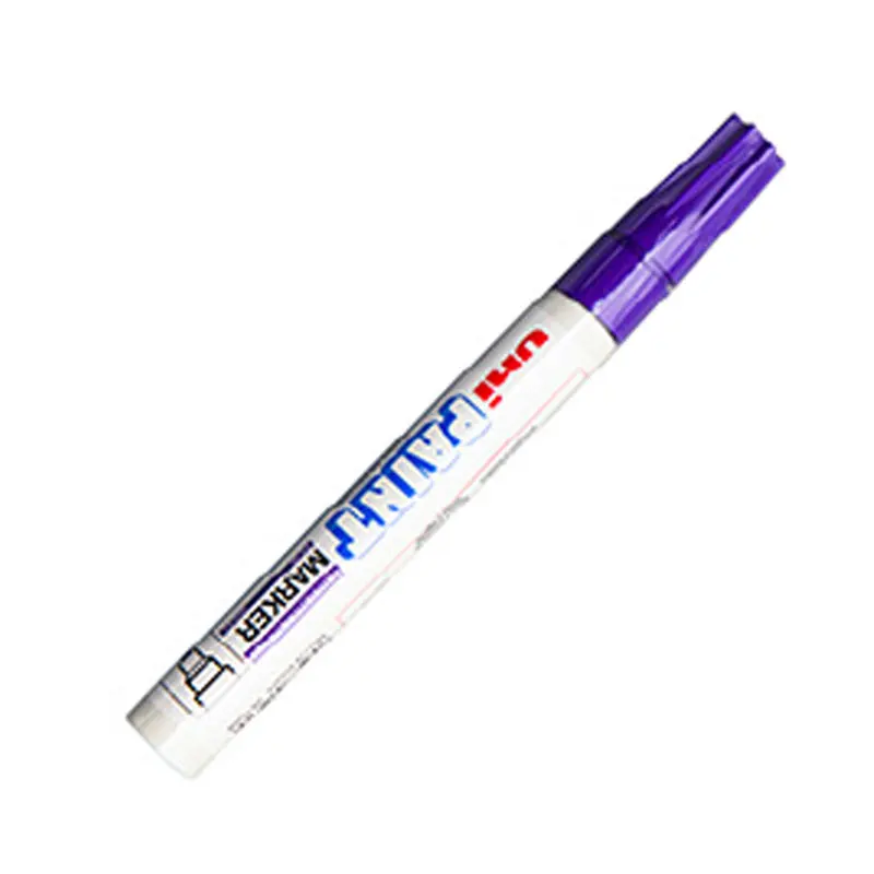 Purple 1Pcs Uni красочные художественные маркеры, маркеры для рисования, школьные канцелярские принадлежности, канцелярские принадлежности, маркерная ручка, перманентные художественные маркерные ручки, PX-20 - Цвет: Purple 1Pcs