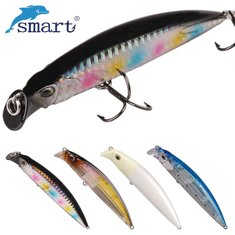 

Smart Fishing Lure 95mm 30g Sinking Minnow Wobbler Hard Lure Bass Pike Leurre Peche Isca Artificial Plastic Bait Fishing Tackle