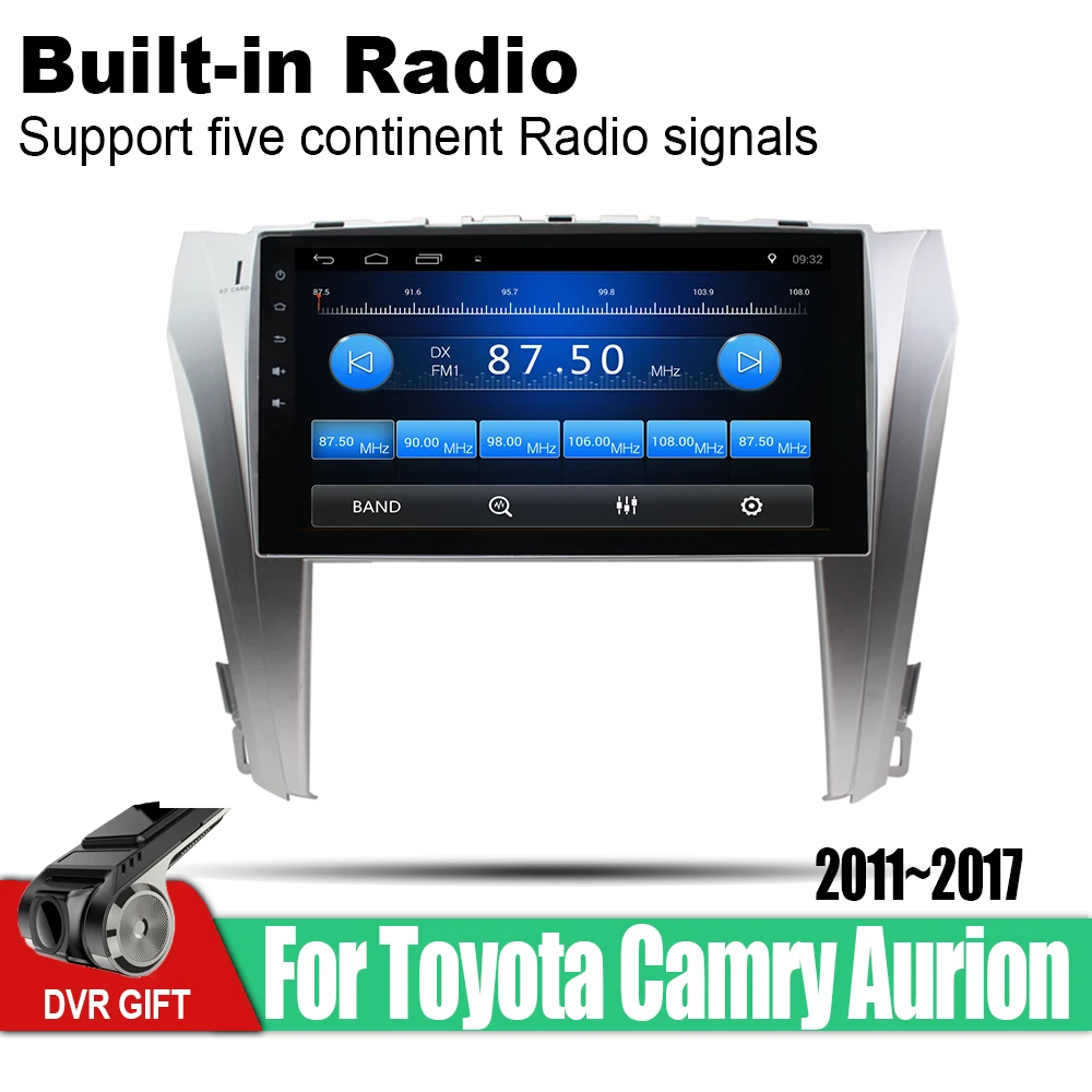Для Toyota Camry Aurion 2011 2012 2013 2014 2015 2016 аксессуары Android автомобильный мультимедийный
