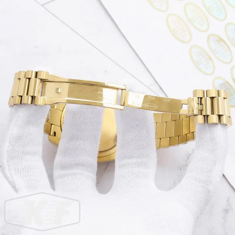

Brand New Sapphire Crystal Rose Gold Fashion Luxury Men Designer Mechanical Automatic Daydate Watch Wristwatch Rome Dial Watches