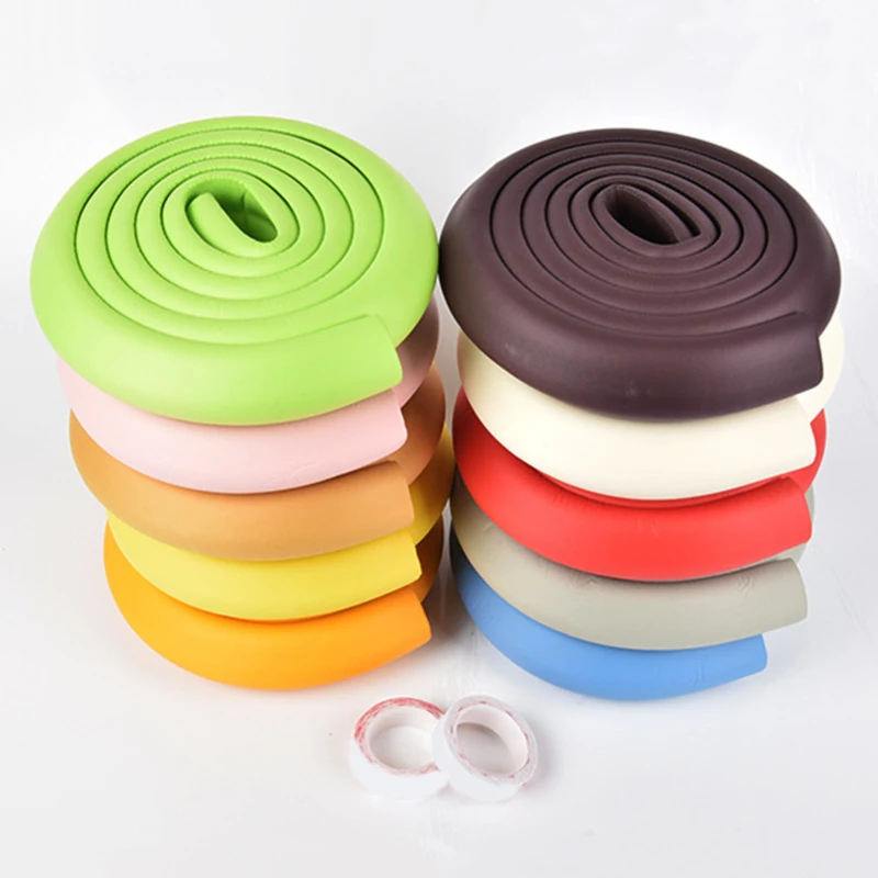 

2 м защита для детей полоса для защиты стола товары для безопасности детей стеклянная кромка мебель ужас Противоударная полоса угловой пенн...