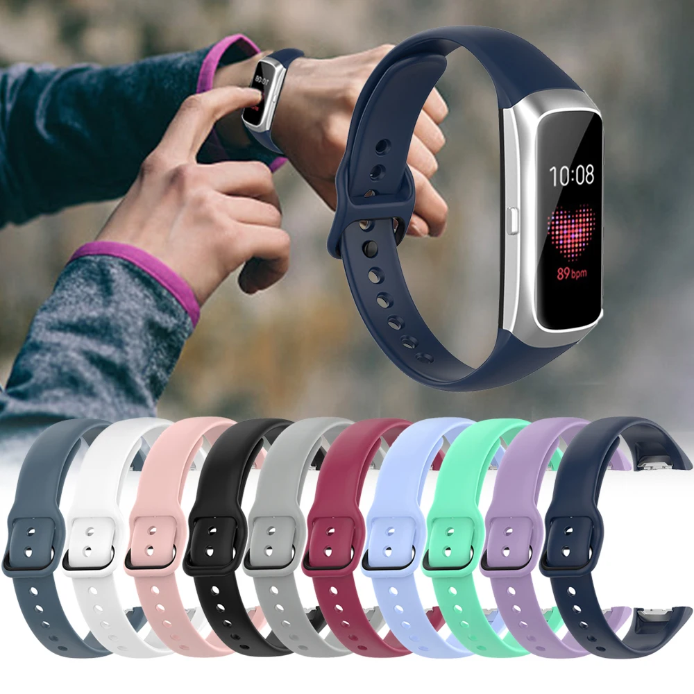 Сменный ремешок для samsung Galaxy Fit SM R370 часов спортивные Смарт часы браслет мягкий