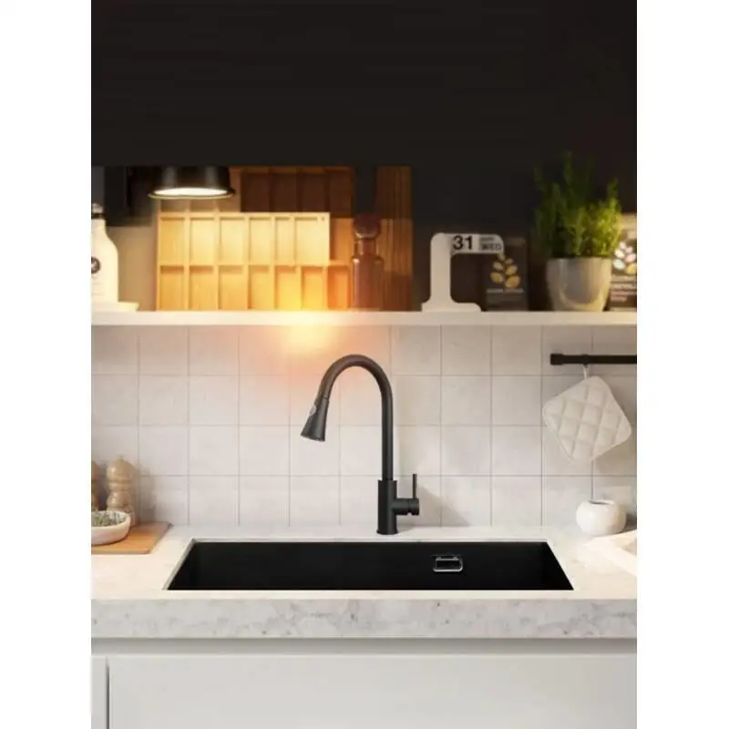 Черная портативная кухонная раковина | Обустройство дома