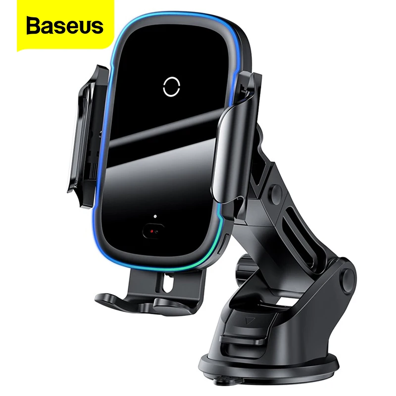 

Автомобильный держатель для телефона Baseus, беспроводное зарядное устройство, поддержка мобильного смартфона 15 Вт, Беспроводная зарядка Qi, п...