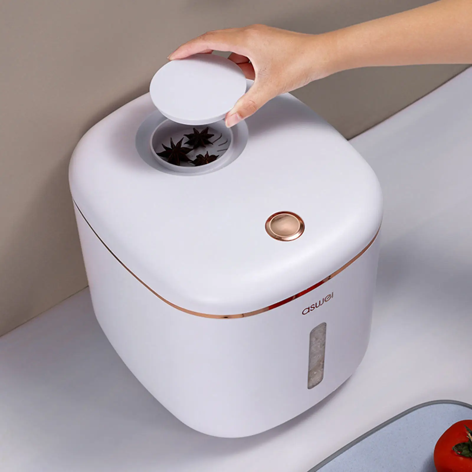 

Grain Storage Barrel Food Dust-Proof Fresh Plastic Airtight Pantry for Kitchen Sugar Flour