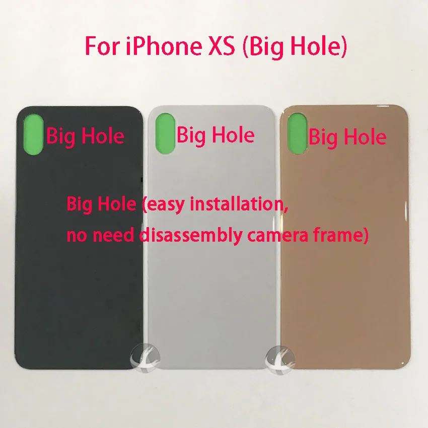 Универсальная версия с большими отверстиями кулоны А-заднее стекло для iphone 8 8P Plus
