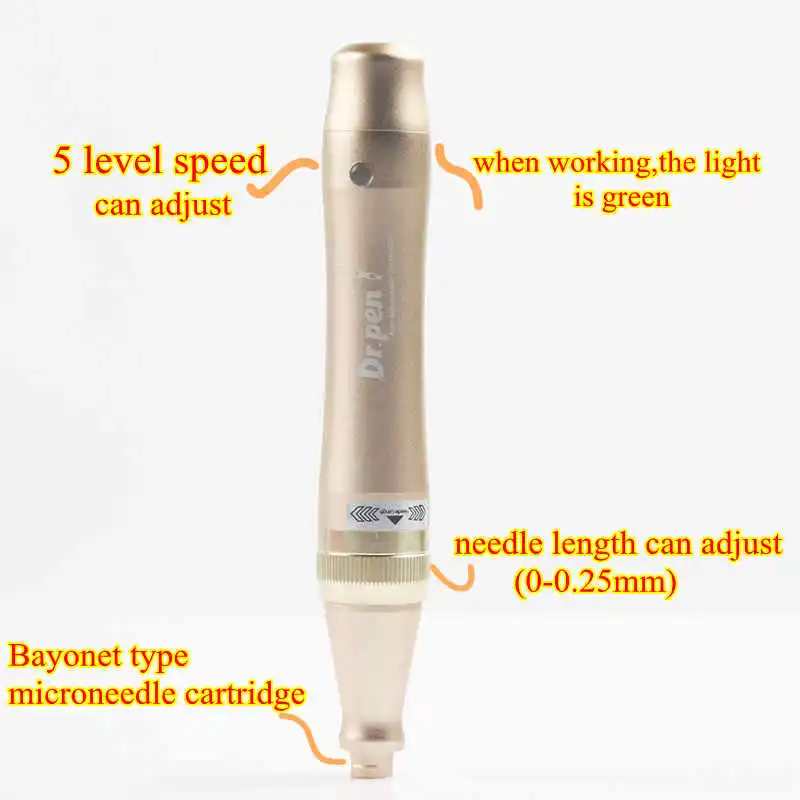 Электрический Dr. pen Derma Pen M5-W перезаряжаемая микроручка для тату иглы картридж иглы наконечники 12pin иглы для МТС bbglow