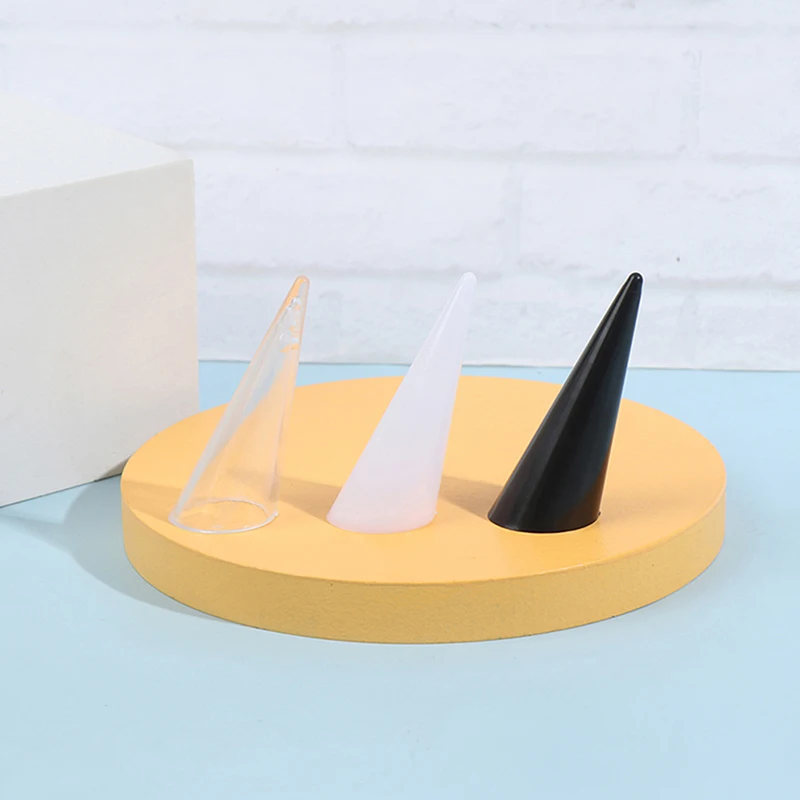 Винтажная пластиковая подставка для хранения ювелирных изделий в виде конуса на