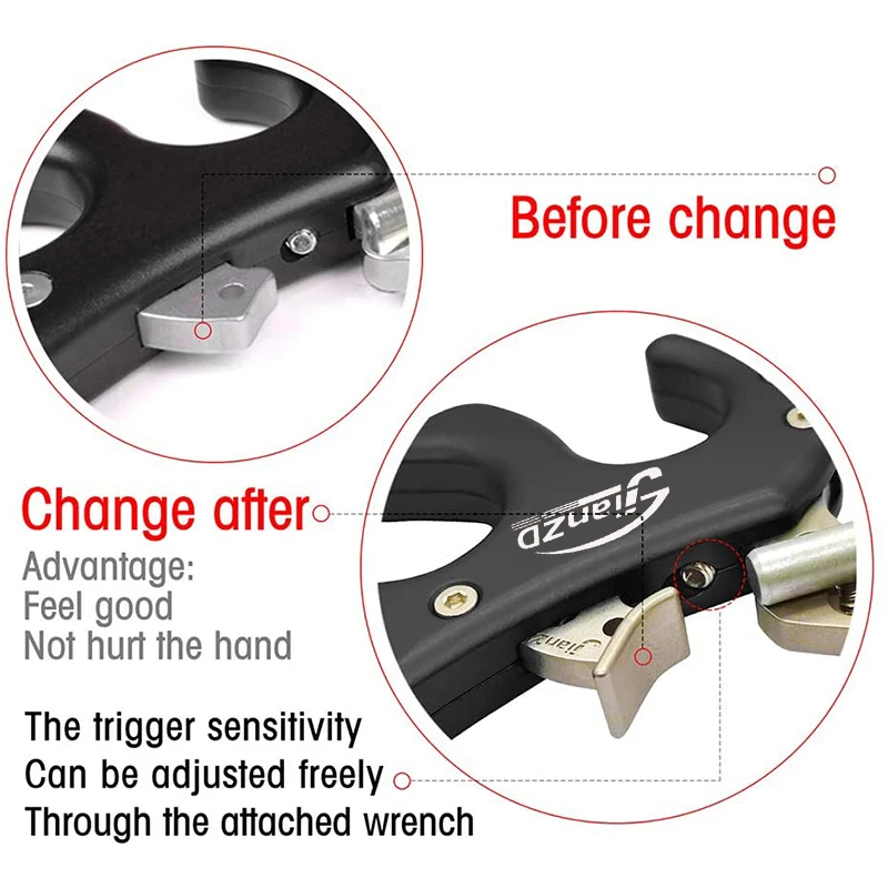 Инструмент для снятия лука из алюминиевого сплава с 4 пальцами ручка большого